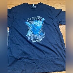 - Blue Graphic T-Shirt